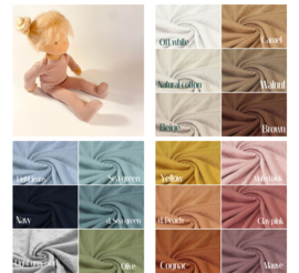 Pointelle jersey T-shirt - in veel kleuren (MTO)