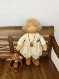 Deer Doll Cinnamon - Blonde hair - a 14''/35 cm tall