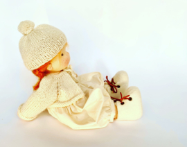 Julka - a 12''/35 cm tall Handmade Waldorf Doll