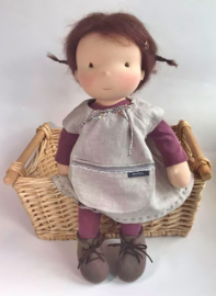 Nadine - a 16''/42 cm tall Handmade Waldorf Doll