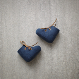 Wollen handgemaakte booties, door Vaida - North Sea
