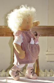 Vlinder - a 16''/42 cm tall Handmade Waldorf Doll