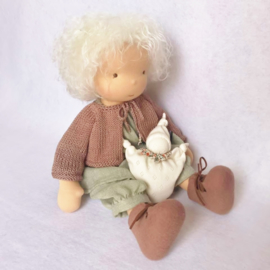 Mesa- a 16''/42 cm tall Handmade Waldorf Doll