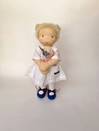 16''/42 cm tall Handmade Waldorf doll for Nina