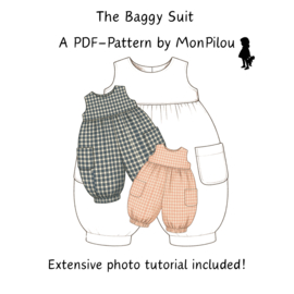 PDF pattern -The Baggy Suit - For Waldorf Dolls of 14" to 18"