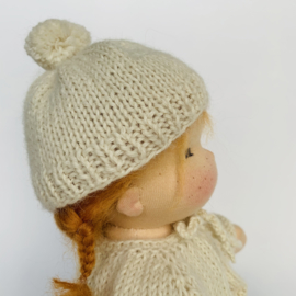 Julka - a 12''/35 cm tall Handmade Waldorf Doll