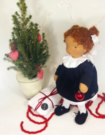 Chrissy - a 16''/42 cm tall Handmade Waldorf Doll