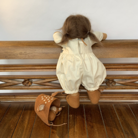 Deer Doll Cinnamon - Brown hair - a 14''/35 cm tall
