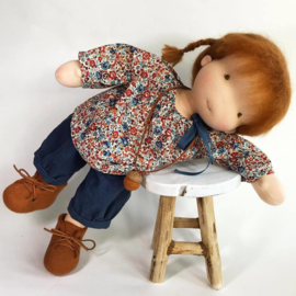 Cleo - a 16''/42 cm tall Handmade Waldorf Doll