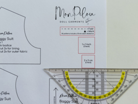 PDF patroon -The Baggy Suit - voor Waldorfpoppen van 36 cm tot 42 cm