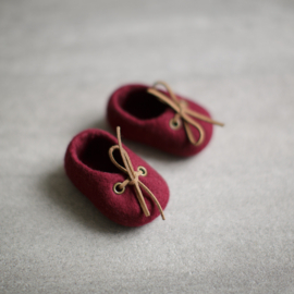Poppenschoentjes, door Vaida - Laag model - Burgundy