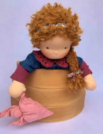 Lori - a 16''/42 cm tall Handmade Waldorf Doll