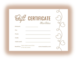 Gift certificate from €20,-