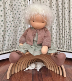 Mesa- a 16''/42 cm tall Handmade Waldorf Doll