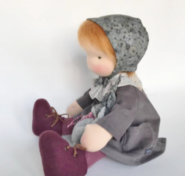 Sacha - a 16''/42 cm tall Handmade Waldorf Doll