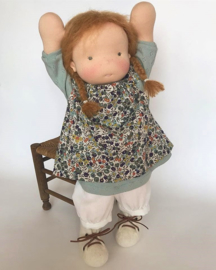 True - a 16''/42 cm tall Handmade Waldorf Doll