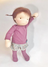 Nadine - a 16''/42 cm tall Handmade Waldorf Doll