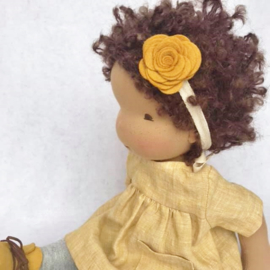 Violet - a 16''/42 cm tall Handmade Waldorf Doll