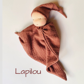 Lapilou - Knuffelpopje voor baby's - MTO - keuze uit veel kleuren
