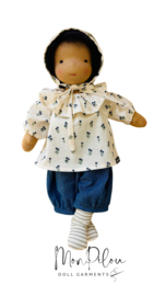 4 piece Tulip Doll Outfit for 39 to 42 cm (15 to 16") tall dolls