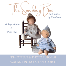 PDF pattern -The Sunday Best 1 - For Waldorf Dolls of 14" to 18"