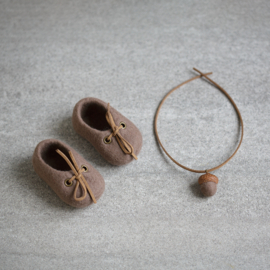Doll shoes, by Vaida - Low model - Brown