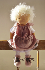 Vlinder - a 16''/42 cm tall Handmade Waldorf Doll