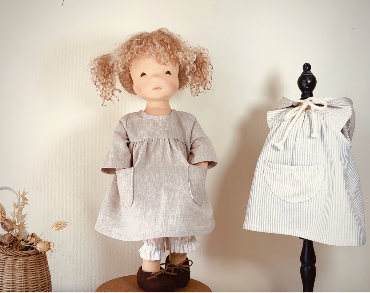 PDF pattern -The Sunday Best 2 - For Waldorf Dolls of 14" to 18"
