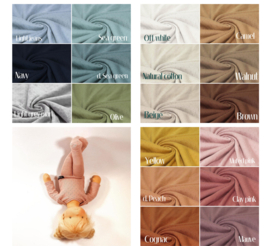 Pointelle jersey Maillot - in veel kleuren (MTO)