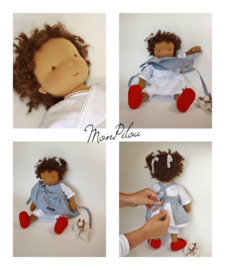 Jina - a 16''/42 cm tall Handmade Waldorf Doll