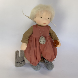 Jantje - a 14''/36 cm tall Handmade Waldorf Doll