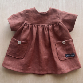 Classic linen dress - in many colors - short or long sleeves (MTO)