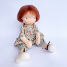 June - a 16''/42 cm tall Handmade Waldorf Doll