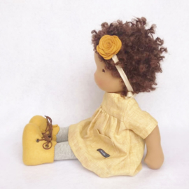 Violet - a 16''/42 cm tall Handmade Waldorf Doll