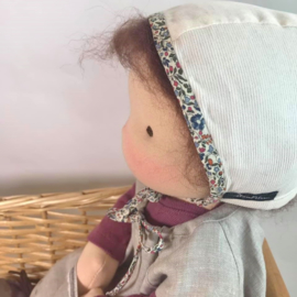 Nadine - a 16''/42 cm tall Handmade Waldorf Doll