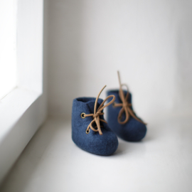 Wollen handgemaakte booties, door Vaida - North Sea