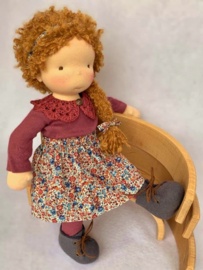 Lori - a 16''/42 cm tall Handmade Waldorf Doll