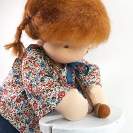 Cleo - a 16''/42 cm tall Handmade Waldorf Doll