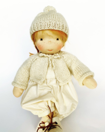 Julka - a 12''/35 cm tall Handmade Waldorf Doll