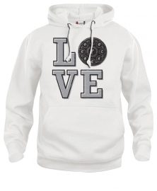 Hooded sweater uni - love