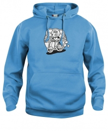 Hooded sweater uni - leuntje vespa