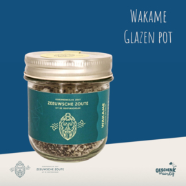 ZEEUWSCHE ZOUTE -  WAKAME - GLAZEN POT