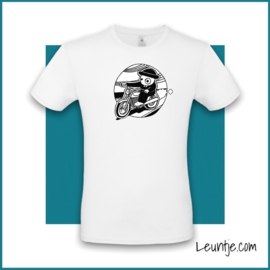 Heren T-Shirt - Merien op de Motor