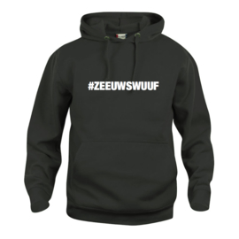 Hooded sweater uni - #zeeuws wuuf