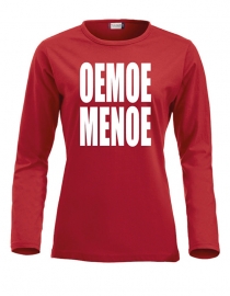 Dames longsleeve - oemoemenoe