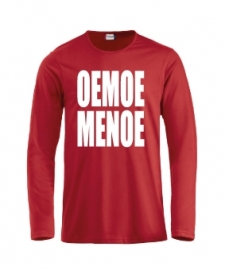 Heren longsleeve - oemoemenoe