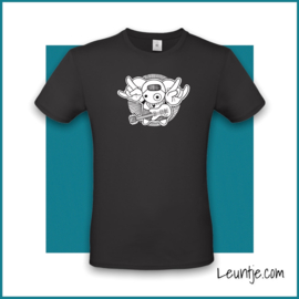 Heren T-Shirt - Leuntje Rockt