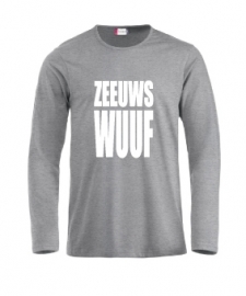 Heren longsleeve - zeeuws wuuf