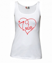 Tanktop dames - zeeland hart