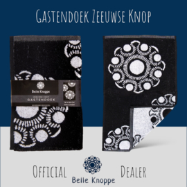 Gastendoek - Zeeuwse Knop - Zwart